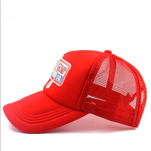 Bubba Gump shrimp co. Trucker hat embroidered bend brimmed Headwear OS - Picture 3 of 3